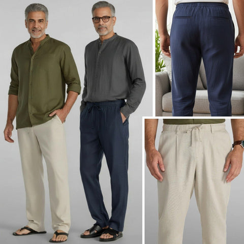 Gentlemen’s Linen Pants (Pack of 2)