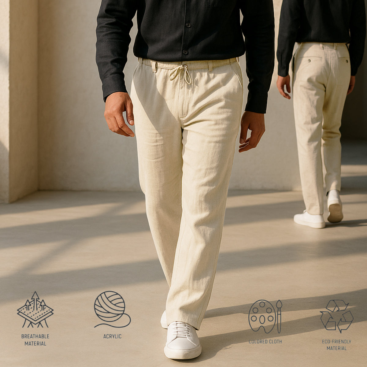 Linen Pants for Men (Combo Offer) LinenBoy.com Linen Pants for Men (Combo Offer) LinenBoy.com