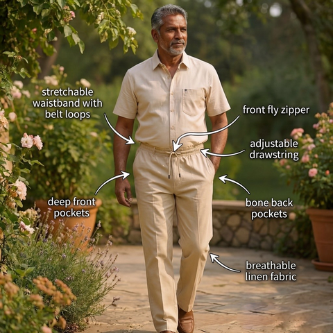 Linen Everyday Pants for Men