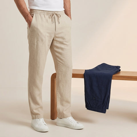 Gentlemen’s Linen Pants (Pack of 2)