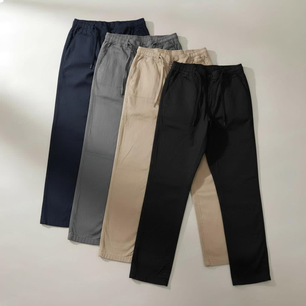 Premium Linen Pants (Pack of 2)